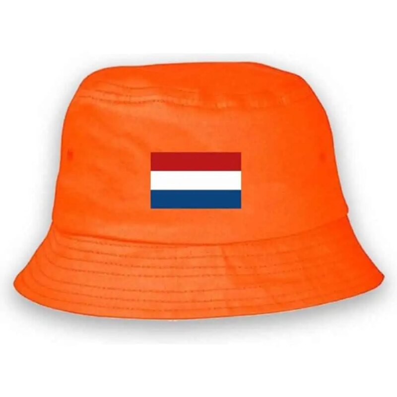 Bucket hat oranje | vissershoedje | zonnehoedje - Nederland
